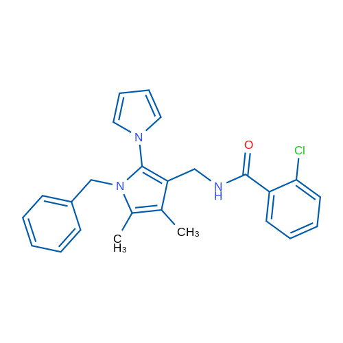 N-({1'-benzyl-4',5'-dimethyl-1'H-[1,2'-bipyrrole]-3'-yl}methyl)-2-chlorobenzamide 1g