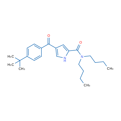 N,N-Dibutyl-4-(4-tert-butylbenzoyl)-1H-pyrrole-2-carboxamide 1g