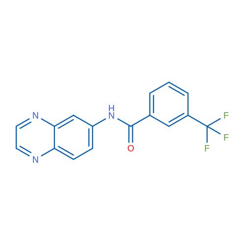 N-(Quinoxalin-6-yl)-3-(trifluoromethyl)benzamide 1g