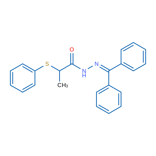 N'-(Diphenylmethylidene)-2-(phenylsulfanyl)propanehydrazide 1g