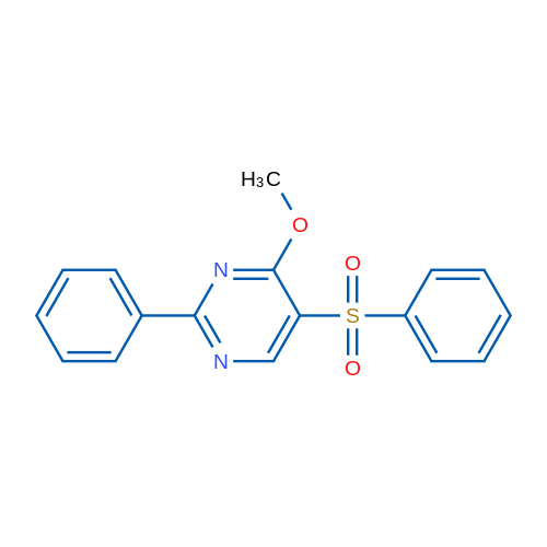 5-(Benzenesulfonyl)-4-methoxy-2-phenylpyrimidine 1g