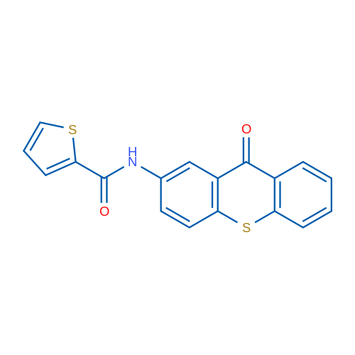 N-(9-Oxo-9H-thioxanthen-2-yl)thiophene-2-carboxamide 1g