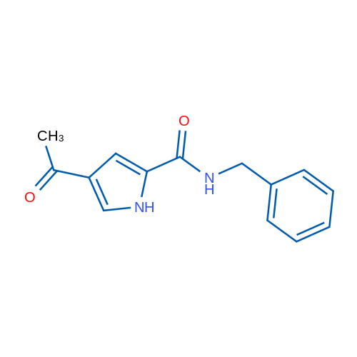 4-Acetyl-N-benzyl-1H-pyrrole-2-carboxamide 1g