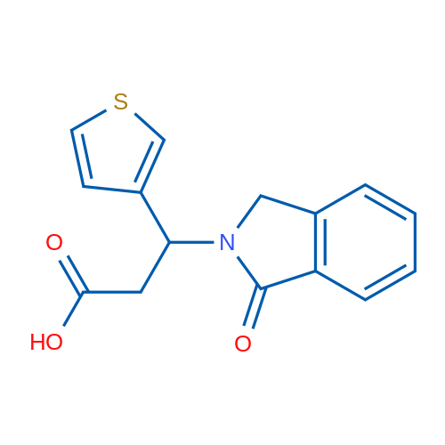 3-(1-Oxoisoindolin-2-yl)-3-(thiophen-3-yl)propanoic acid 5g