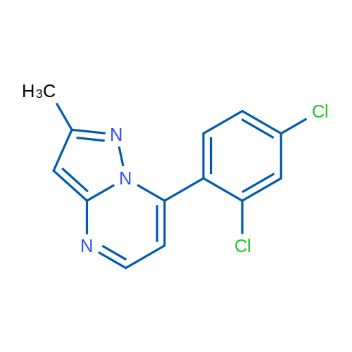 7-(2,4-Dichlorophenyl)-2-methylpyrazolo[1,5-a]pyrimidine 1g