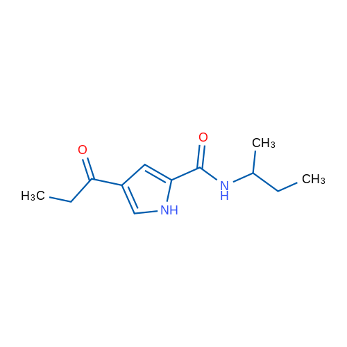 N-(Butan-2-yl)-4-propanoyl-1H-pyrrole-2-carboxamide 1g