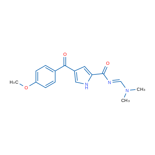 N-[(1E)-(Dimethylamino)methylidene]-4-(4-methoxybenzoyl)-1H-pyrrole-2-carboxamide 1g