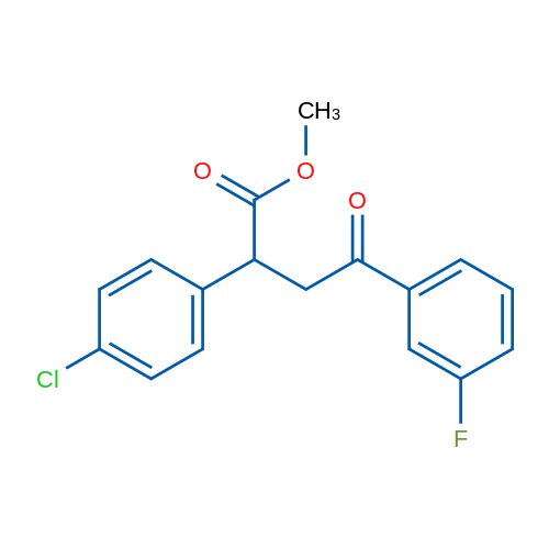 Methyl 2-(4-chlorophenyl)-4-(3-fluorophenyl)-4-oxobutanoate 1g