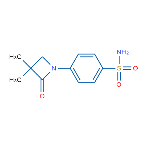 4-(3,3-Dimethyl-2-oxoazetidin-1-yl)benzene-1-sulfonamide 1g