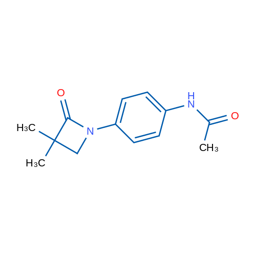 N-[4-(3,3-Dimethyl-2-oxoazetidin-1-yl)phenyl]acetamide 1g