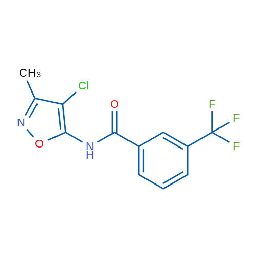 N-(4-Chloro-3-methyl-1,2-oxazol-5-yl)-3-(trifluoromethyl)benzamide 1g