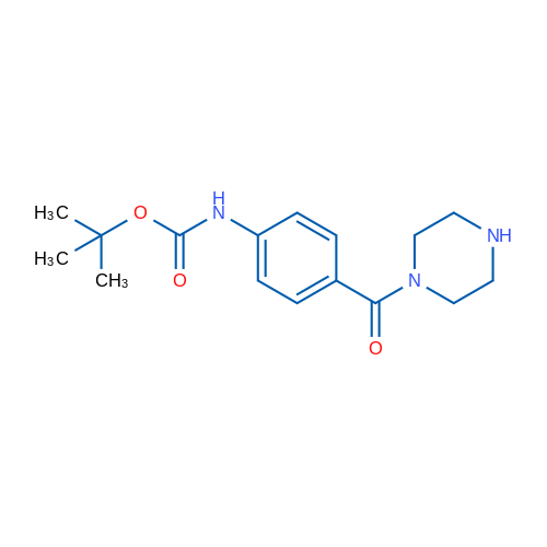 tert-Butyl (4-(piperazine-1-carbonyl)phenyl)carbamate 5g