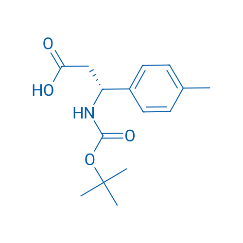 (R)-3-((tert-Butoxycarbonyl)amino)-3-(p-tolyl)propanoic acid 250mg