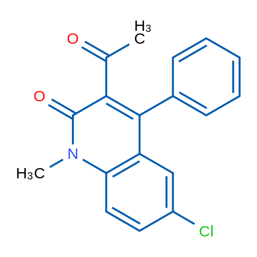 3-acetyl-6-chloro-1-methyl-4-phenylquinolin-2(1H)-one 10g