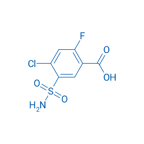 4-Chloro-2-fluoro-5-sulfamoylbenzoic acid 250mg