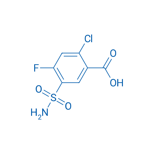 2-Chloro-4-fluoro-5-sulfamoylbenzoic acid 1g