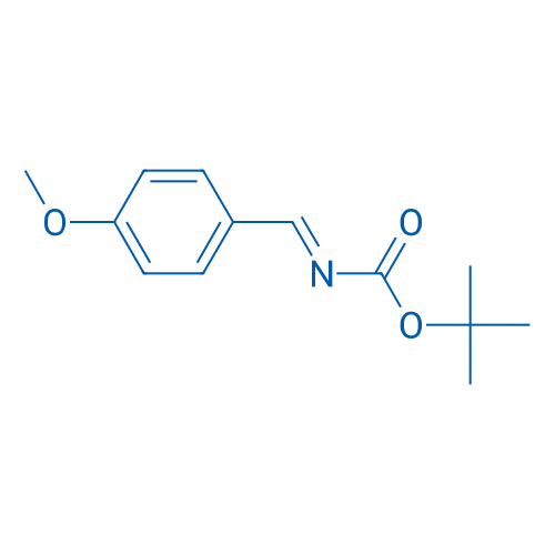 (E)-tert-Butyl 4-methoxybenzylidenecarbamate 1g
