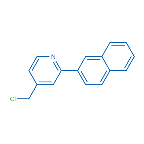 4-(Chloromethyl)-2-(naphthalen-2-yl)pyridine 1g