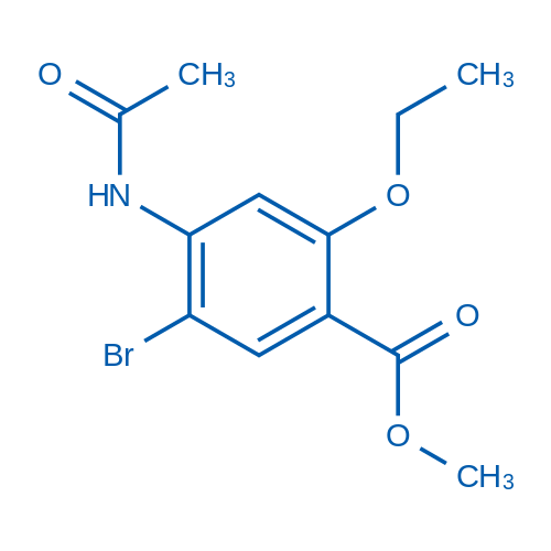 Methyl 4-acetamido-5-bromo-2-ethoxybenzoate 1g