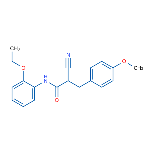 2-Cyano-N-(2-ethoxyphenyl)-3-(4-methoxyphenyl)propanamide 1g