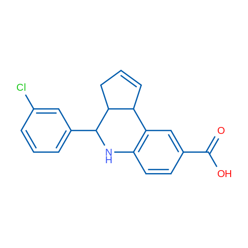 4-(3-Chlorophenyl)-3a,4,5,9b-tetrahydro-3H-cyclopenta[c]quinoline-8-carboxylic acid 1g