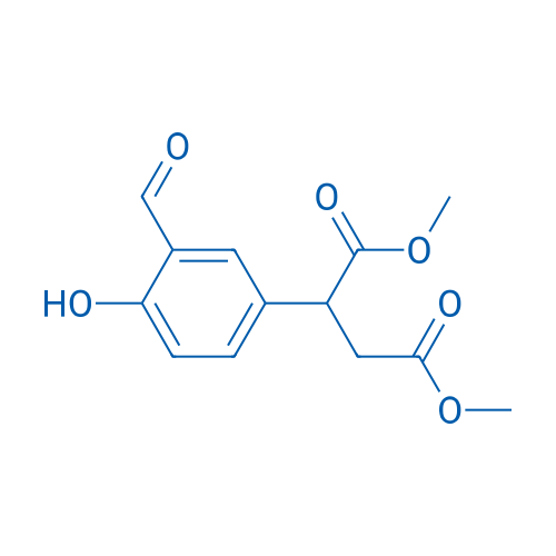 Dimethyl 2-(3-formyl-4-hydroxyphenyl)succinate 1g
