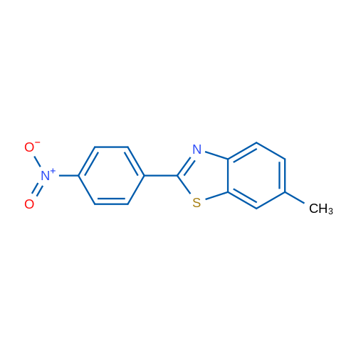 6-Methyl-2-(4-nitrophenyl)benzothiazole 1g