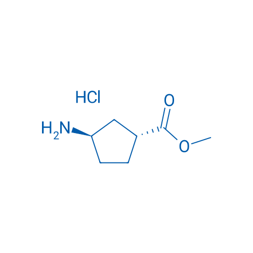 (1R,3R)-Methyl 3-aminocyclopentanecarboxylate hydrochloride 250mg