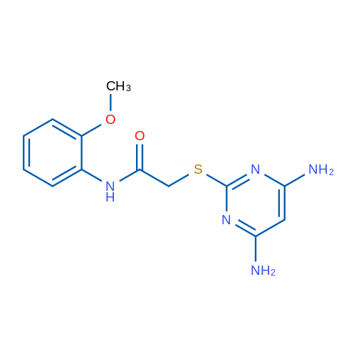 2-((4,6-Diaminopyrimidin-2-yl)thio)-N-(2-methoxyphenyl)acetamide 1g