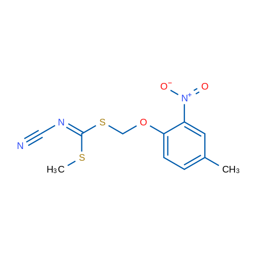 Methyl ((4-methyl-2-nitrophenoxy)methyl) cyanocarbonimidodithioate 1g