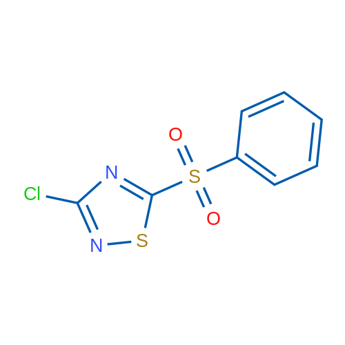 3-Chloro-5-(phenylsulfonyl)-1,2,4-thiadiazole 1g