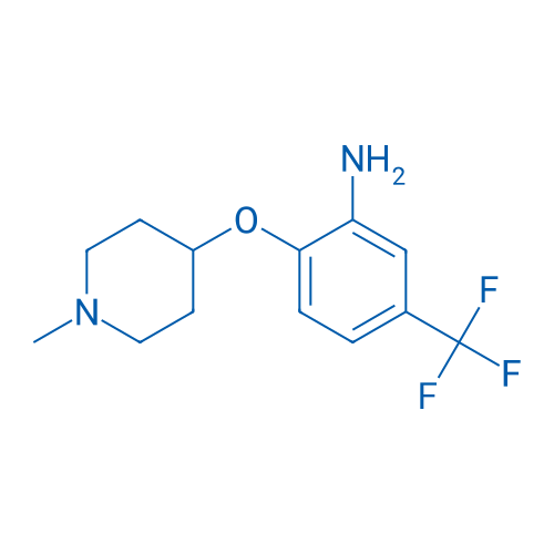 2-((1-Methylpiperidin-4-yl)oxy)-5-(trifluoromethyl)aniline 250mg