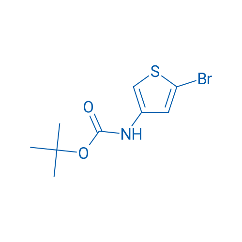 2-Bromo-4-(N-tert-butyloxycarbonylamino)thiophene 100mg