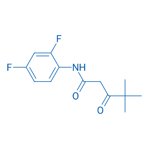 N-(2,4-Difluorophenyl)-4,4-dimethyl-3-oxopentanamide 1g