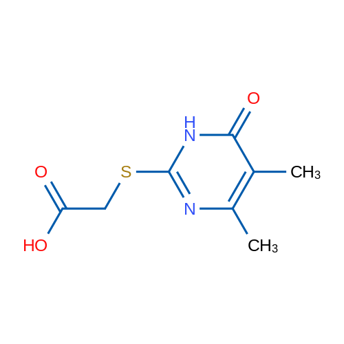(4,5-Dimethyl-6-oxo-1,6-dihydro-pyrimidin-2-ylsulfanyl)-acetic acid 10g