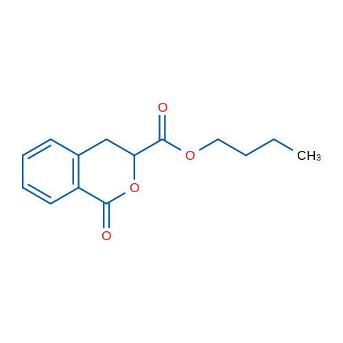 Butyl 1-oxoisochroman-3-carboxylate 1g