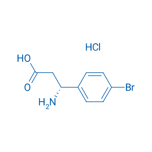 (R)-3-Amino-3-(4-bromophenyl)propanoic acid HCl 100mg