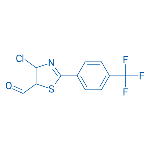 4-Chloro-2-(4-(trifluoromethyl)phenyl)thiazole-5-carbaldehyde 1g