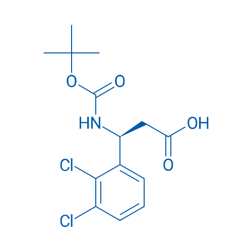 (S)-3-((tert-Butoxycarbonyl)amino)-3-(2,3-dichlorophenyl)propanoic acid 250mg