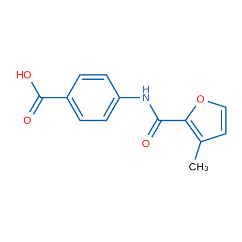 4-(3-Methylfuran-2-carboxamido)benzoic acid 1g