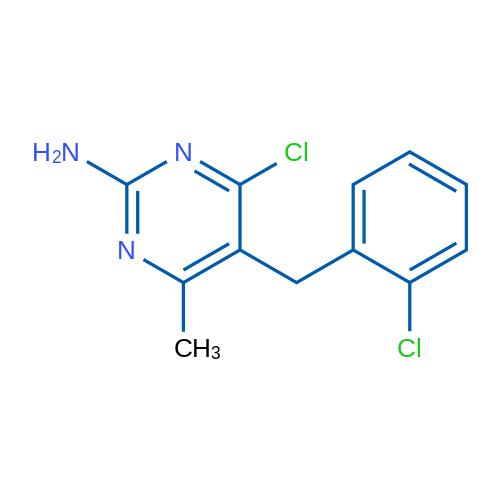 4-Chloro-5-(2-chlorobenzyl)-6-methylpyrimidin-2-amine 1g