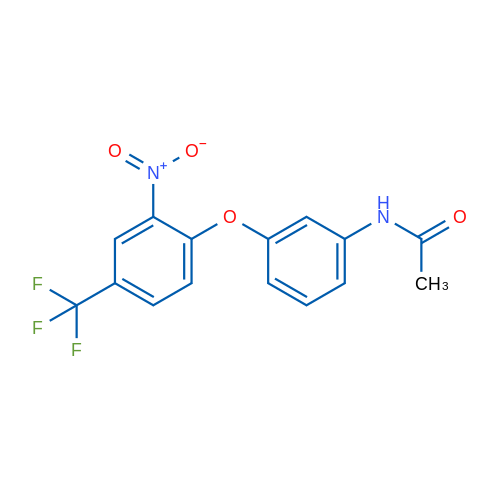 N-{3-[2-nitro-4-(trifluoromethyl)phenoxy]phenyl}acetamide 1g