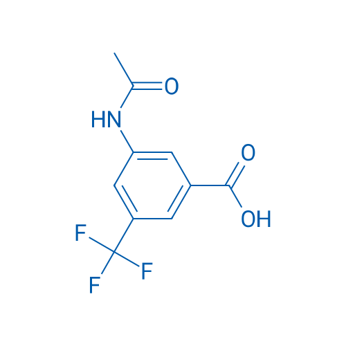 3-Acetamido-5-(trifluoromethyl)benzoic acid 100mg