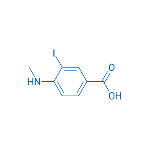 3-Iodo-4-(methylamino)benzoic acid 250mg