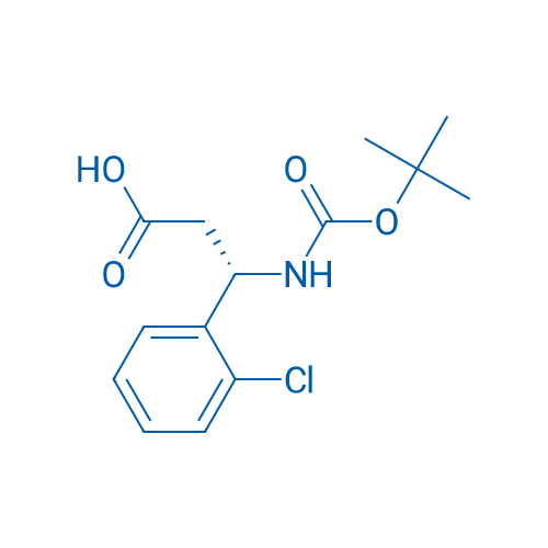 (S)-3-((tert-Butoxycarbonyl)amino)-3-(2-chlorophenyl)propanoic acid 1g