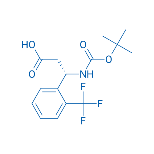 (S)-3-((tert-Butoxycarbonyl)amino)-3-(2-(trifluoromethyl)phenyl)propanoic acid 100mg