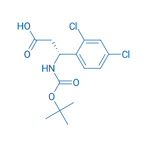 (R)-3-((tert-Butoxycarbonyl)amino)-3-(2,4-dichlorophenyl)propanoic acid 250mg