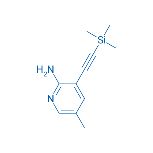 5-Methyl-3-((trimethylsilyl)ethynyl)pyridin-2-amine 1g