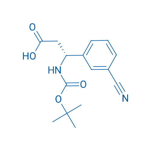 (R)-Boc-3-cyano-β-Phe-OH 100mg