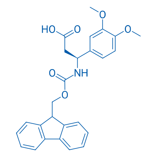 Fmoc-(S)-3-Amino-3-(3,4-dimethoxy-phenyl)-propionicacid 250mg